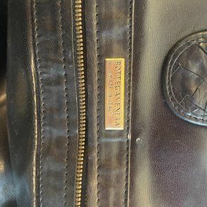 Vintage Bottega Veneta Woven Black Bag